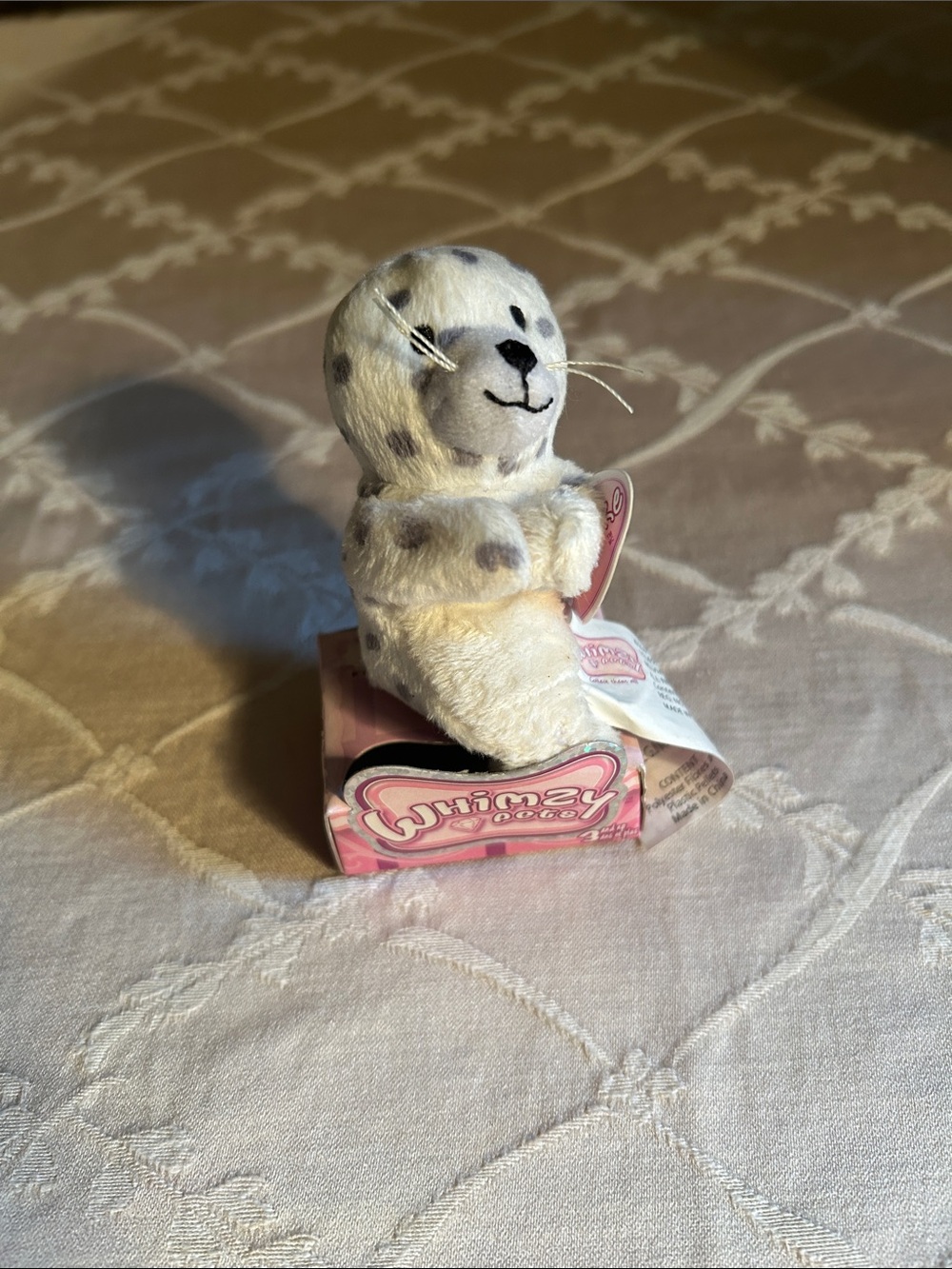 Whimzy Pets Seal “Snowflake” New in Box toy plush from 2010